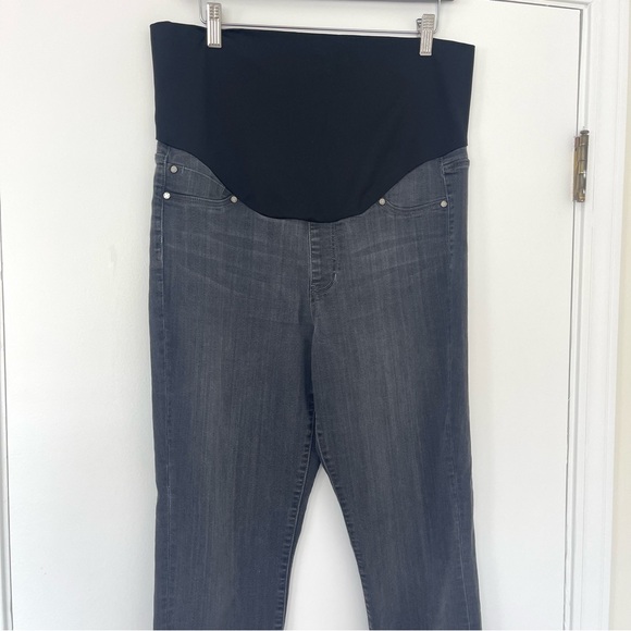 Liverpool Denim - Liverpool‎ The Skinny Meteorite Maternity Jeans Dark Wash Denim Women's 14/32